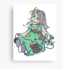 Voodoo Girl Canvas Print