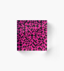 Busy design Acrylic Block