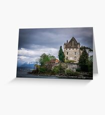 Yvoire Medieval Castle, France Greeting Card
