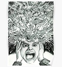 Exploding Head Poster