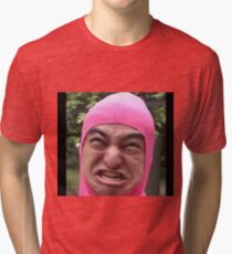 Pink guy artwork Tri-blend T-Shirt