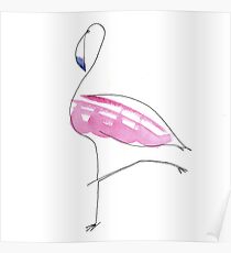 flamingo vogue Poster