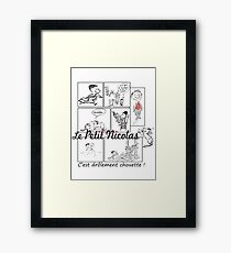 le petit nicolas Framed Print
