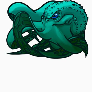 Artwork thumbnail, Octopus (Blue) by MonkeyKnot