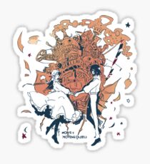 howl's moving castle Sticker