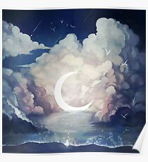 upon the sky-foam. Poster