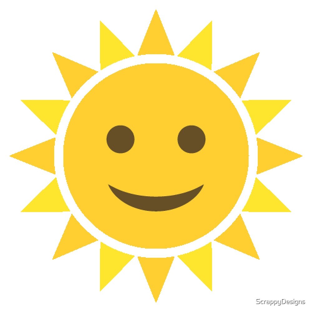 Sun Happy Face Emoji