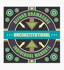 Defund Obamacare Photographic Print