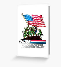 G.I. Joe 1982 - Stars and Stripes Forever Greeting Card
