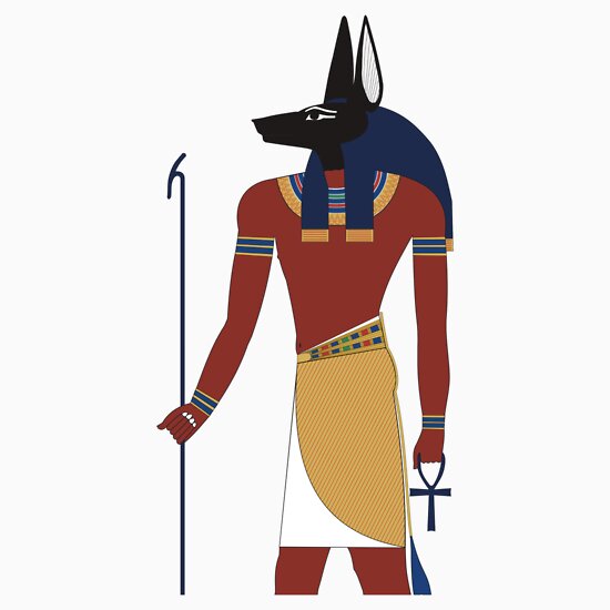 Anubis Drawing: Stickers | Redbubble