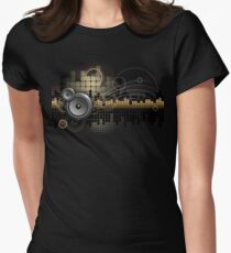 Urban Music Design Women's Fitted T-Shirt
