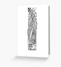 Ex Libris Bookmark Greeting Card