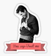 You cap-Tveit me! Sticker