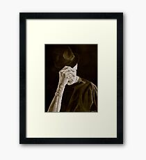 hat trick Framed Print