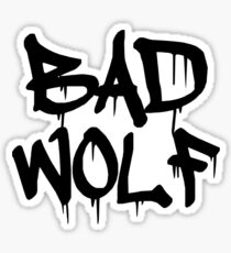 Bad Wolf #1 - Black Sticker