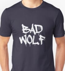 Bad Wolf #1 - White Unisex T-Shirt