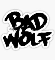 Bad Wolf #2 - Black Sticker