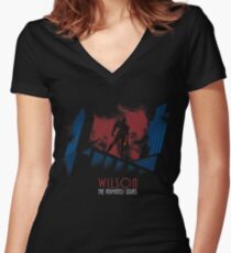 Chimichanga Women's Fitted V-Neck T-Shirt