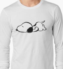 Snoopy sleeping Long Sleeve T-Shirt