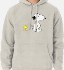 Snoopy and woodstock walking Pullover Hoodie