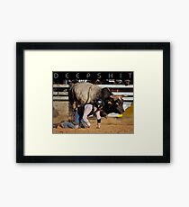 Deep Shite Framed Print