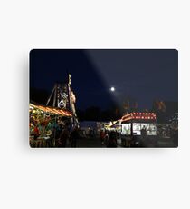 Carnival and Moon Metal Print