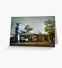 The Blue Swallow Motel Greeting Card