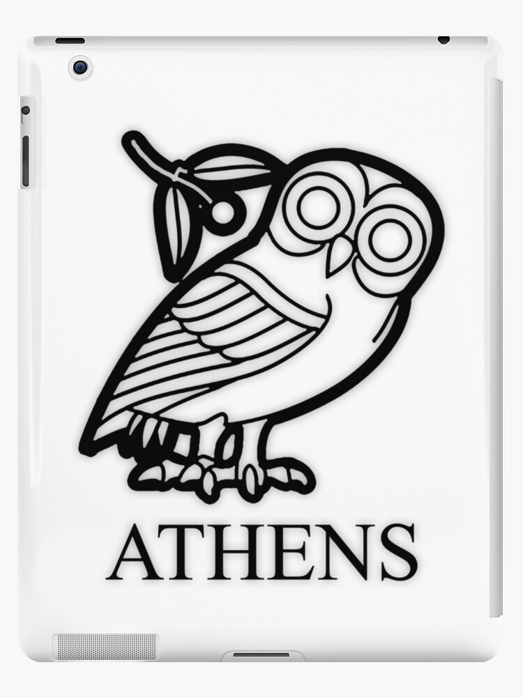 Athens Owl Of Athena Ipad Case Skin By Jamesnicholls Redbubble