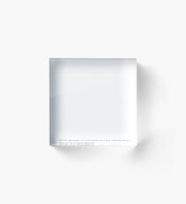 focusing Acrylic Block