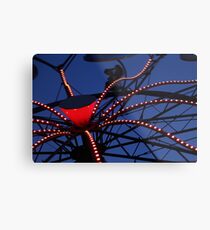 Carnival Ride Abstract Metal Print