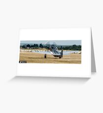 Mustang Away Greeting Card