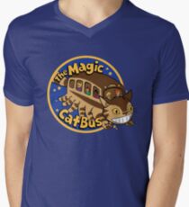 The Magic Catbus Men's V-Neck T-Shirt