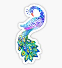 Peacock Sticker