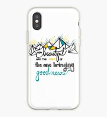 How Beautiful Are The Feet of The One Bringing the Good News iPhone Case
