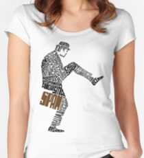 Briefcase Full of Spam (light bkgd) Women's Fitted Scoop T-Shirt