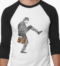 Briefcase Full of Spam (light bkgd) Men's Baseball ¾ T-Shirt