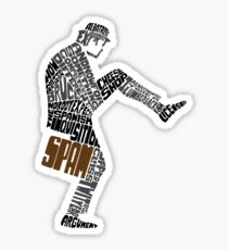Briefcase Full of Spam (light bkgd) Sticker