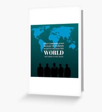 Startup Quote Greeting Card