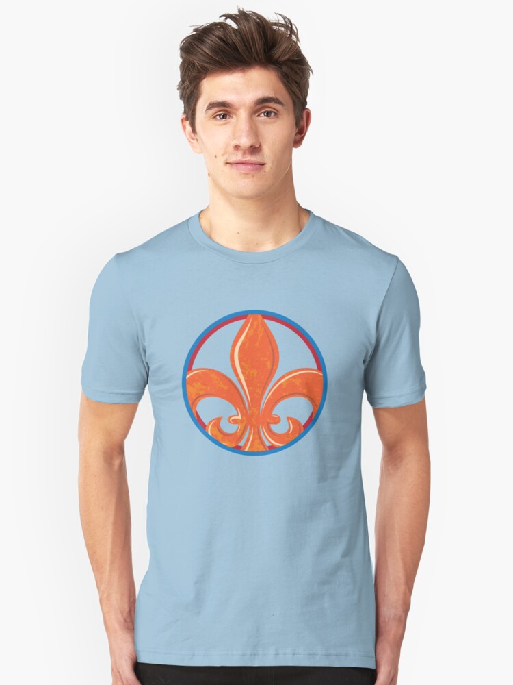 Circular Fleur De Lis T Shirt By MsSLeboeuf Redbubble   Ra,unisex Tshirt,x2200,9ec0d5 0d26d5c715,front C,392,146,750,1000 Bg,f8f8f8.u4 