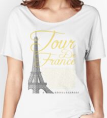 Tour De France Eiffel Tower Women's Relaxed Fit T-Shirt
