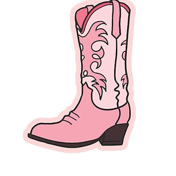 Pink Cowboy Boot