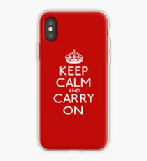 Keep Calm And Carry On iPhone Case