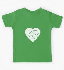 Dinosaur heart: Parasaurolophus Kids Tee