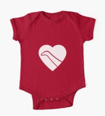 Dinosaur heart: Diplodocus One Piece - Short Sleeve