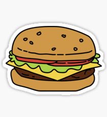 A Cheeseburger Sticker