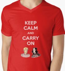 Carry On, Simon Men's V-Neck T-Shirt