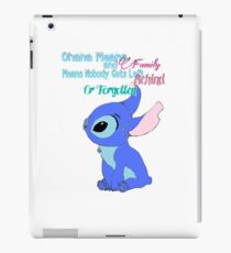 Ohana means family iPad Case/Skin