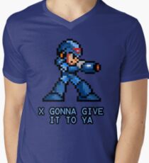 X Gonna Give it to Ya Men's V-Neck T-Shirt