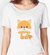 Little Woodland Fox Women's Relaxed Fit T-Shirt