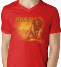 Lion of Yahudah Men's V-Neck T-Shirt